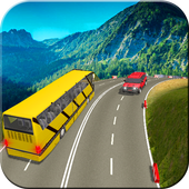 Hill Coach Bus Simulator : Winter Tour Mad Drive icon