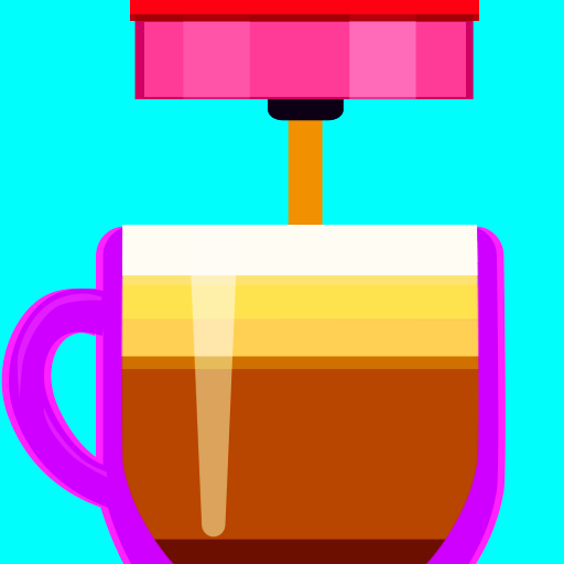 coffee machine maker game icon