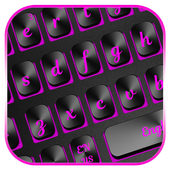 Purple Black Keyboard icon