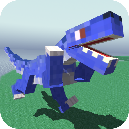 Blocky Dino Park: Raptor Attack icon