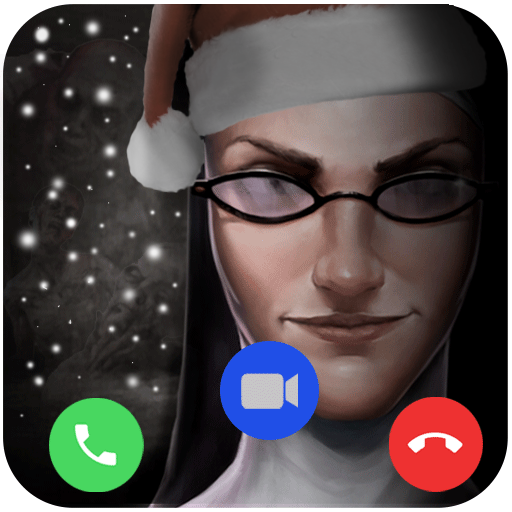 Evil nun 2 fake video call prank icon