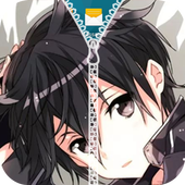 Kirito Zipper Lock Screen icon