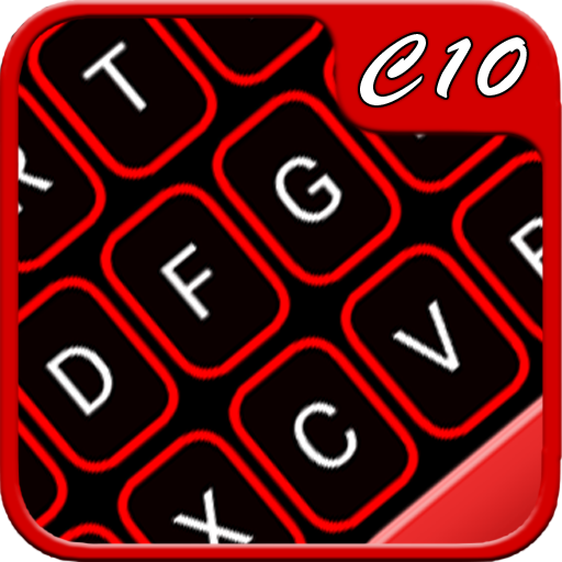 Red Neon Keyboard icon