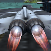 Jet Fighter Pilot Airplane Games in Space Free icon