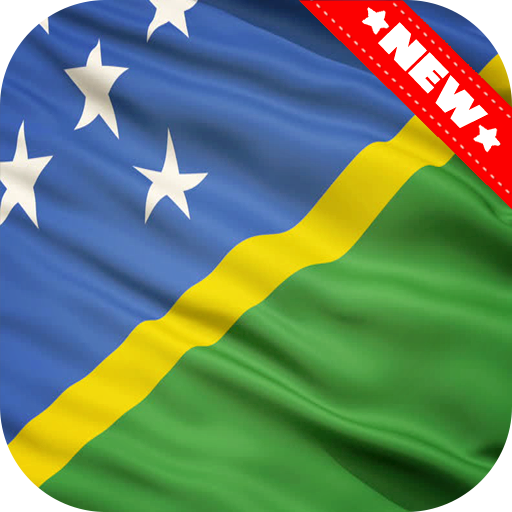 Solomon Islands Flag Wallpaper أيقونة