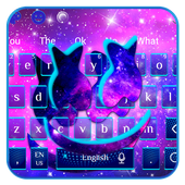 Cool Galaxy Marshmellow Keyboard Theme icon