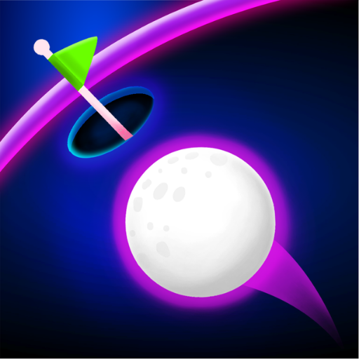 Golf Rush Ball Game: Drag and Shoot Jumping Balls icon