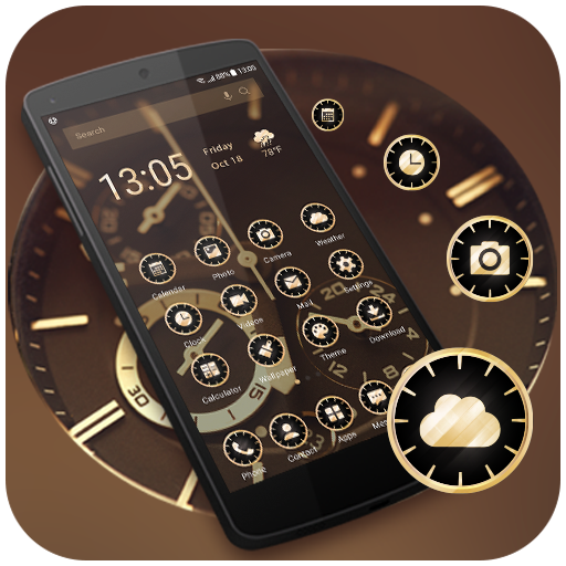 Clock launcher theme &amp;wallpaper icon