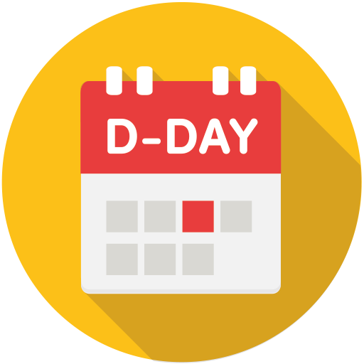 Don't forget that day (D-Day) icon
