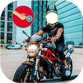 Man Bike Rider Photo Montage : Photo Editor on 9Apps