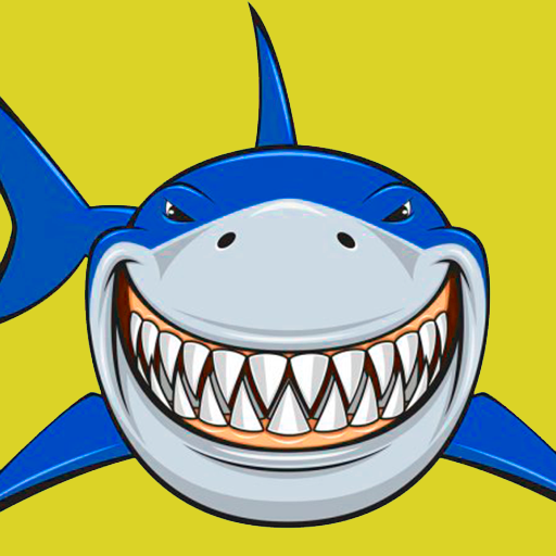 Shark is hungry icon