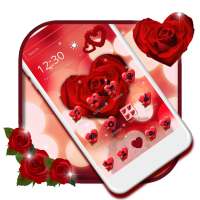 Wine Red Rose Theme on 9Apps