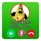 Call Prank Zombie Banana icon