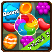 Lollipop &amp; Candy Match 3 icon