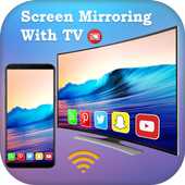 Screen Mirroring with TV icon