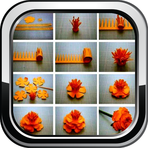 DIY Paper Flower Making Quilling Home Crafts Ideas icon