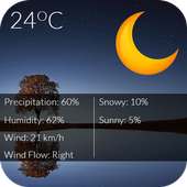 Transparent Weather Widget on 9Apps