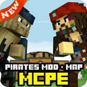 Pirates mod map for MCPE иконка