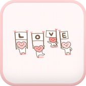 LOVE(Pink) go locker theme icon