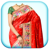 Woman Fancy Saree Photo Suit Montage icon