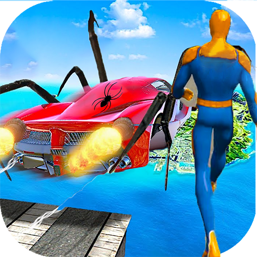 Super Hero Mega Car Parkour Simulator 2021 icon