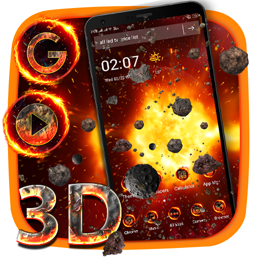 3D Galaxy Universe Parallax Theme 🏵 icon
