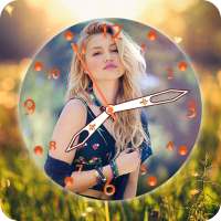 My Photo Clock Live Wallpaper