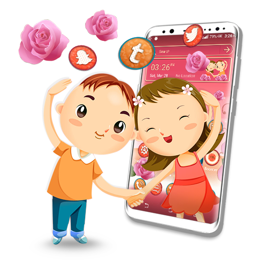 Cute Friendship Launcher Theme icon