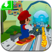 Super Subway MARlO Surfer Jungle Run icon
