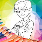 Cartoon Coloring : Ban 10 Edition icon