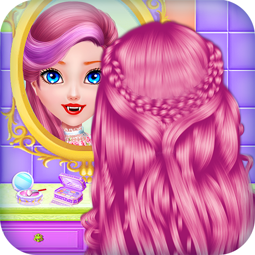 Vampire Girls Wedding Hair Style  braid Designs icon