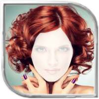 Women Curly Hair Style Photo Montage on 9Apps