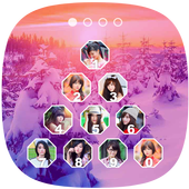 Pink Snow Lock Screen icon