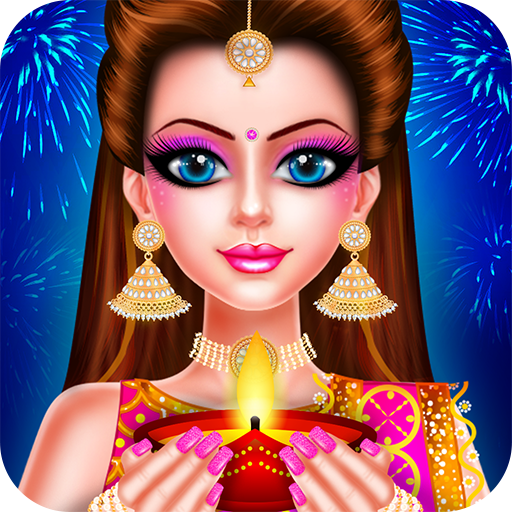 Indian Celebrity Fashion Doll Diwali Celebration icon