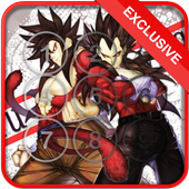 SSJ4 Goku &amp; Vegeta Screen Lock icon