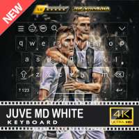 MD White Juve Keyboard Theme Football 2019 on 9Apps