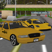 hill climb taxi driver parker icon