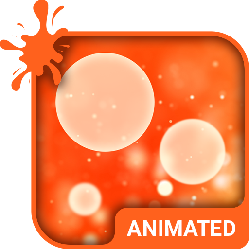 Orange Lights Animated Keyboard icon