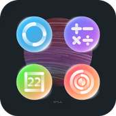 Colored Foam Candy Icon Pack