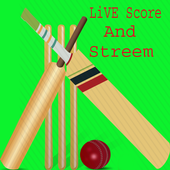 Cricket streem with Score icon