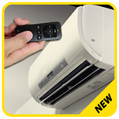 Air conditioner remote control icon
