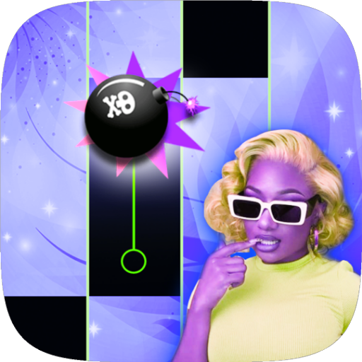 Megan the Stallion piano tiles icon