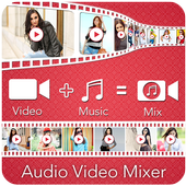Mix Audio With Video icon