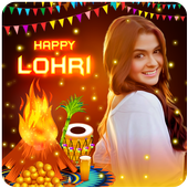 Lohri Photo Frame - Sankranti icon