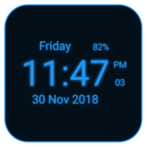 Digital Clock Live Wallpaper icon