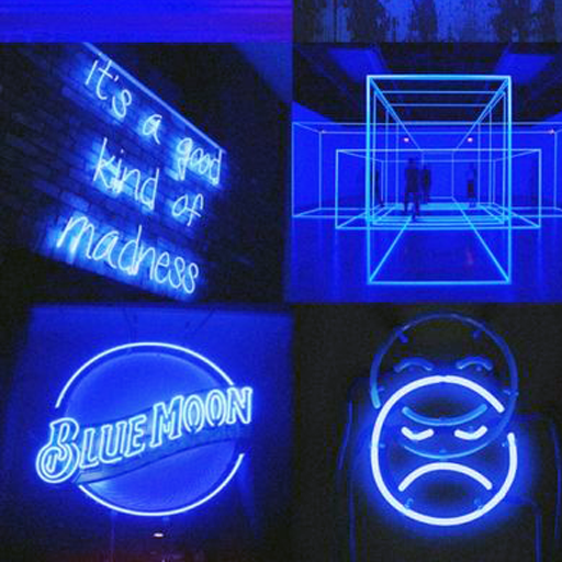 Blue Aesthetic Wallpaper Offline icon