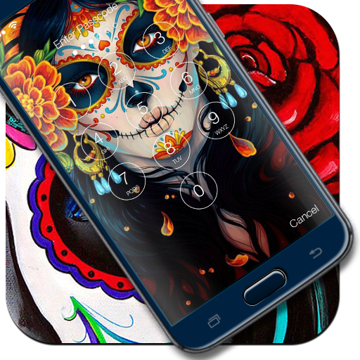 Santa Muerte  Screen Lock icon