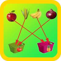 Kids Fruits Sorting Game on 9Apps