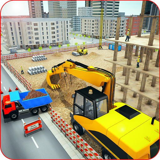Heavy Excavator Crane Sim - Construction Simulator icon