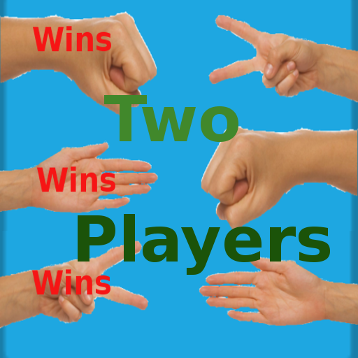 Rock Paper Scissors Game with two players. icon